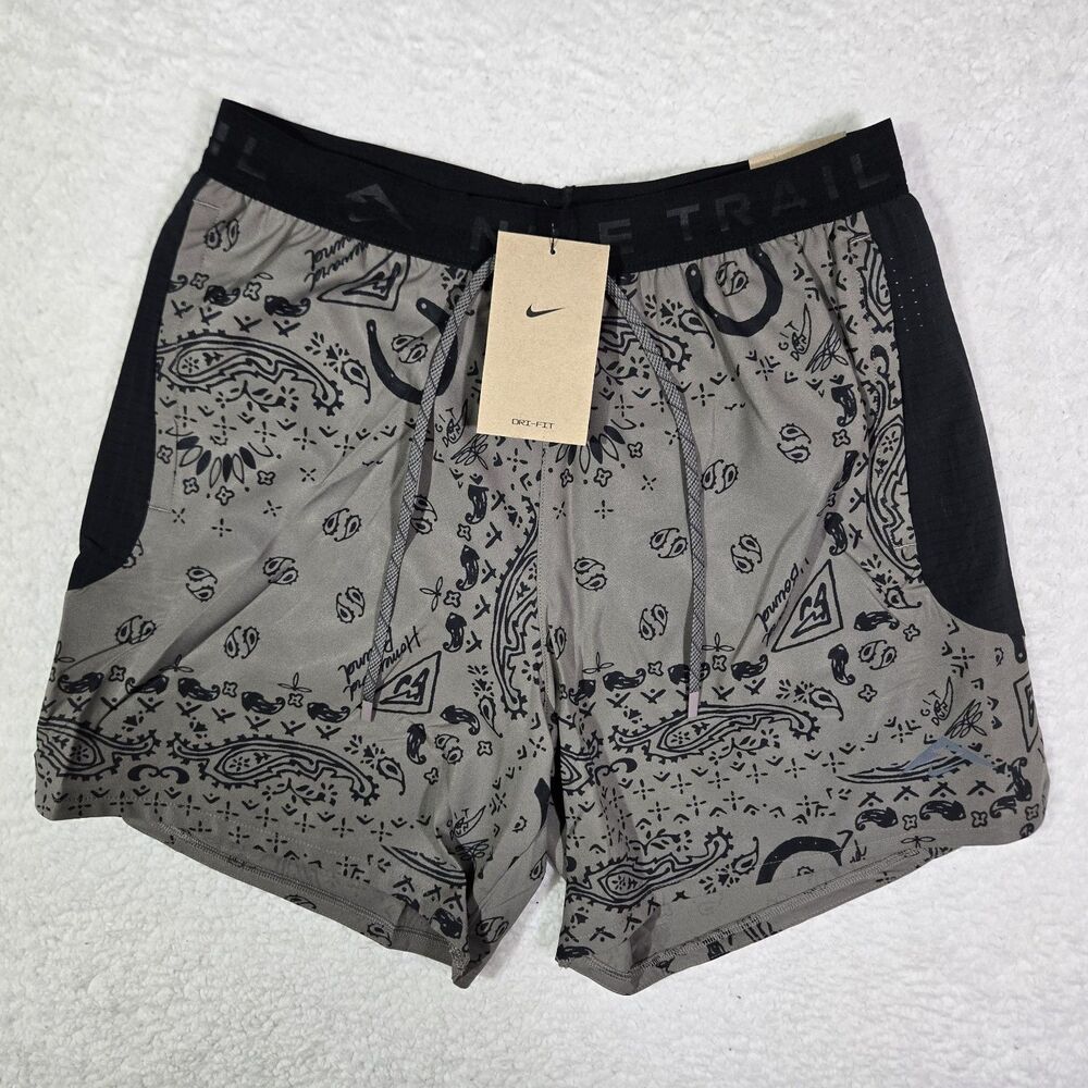Nike Trail Men's Small Dri-FIT 6" Brief-Lined Running Shorts HJ4174-289 S